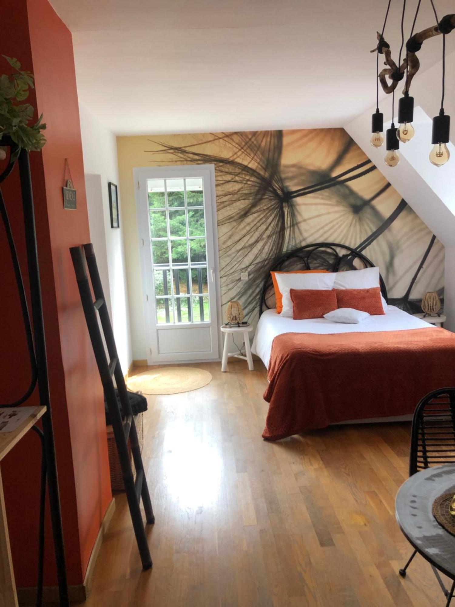 Belle Chambre Double Orange Tout Bonnement Bien Bed and Breakfast Putot-en-Auge Exterior foto